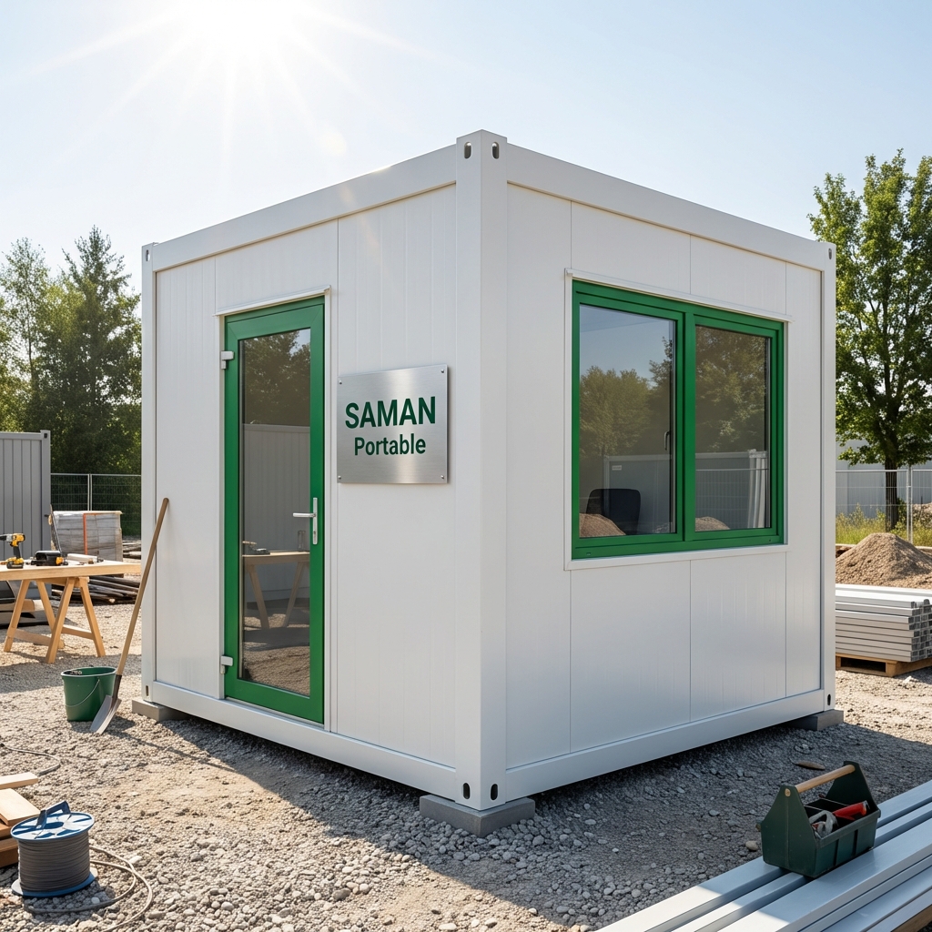 10x10 Porta Cabin Rental Bangalore - Compact Site Office Exterior