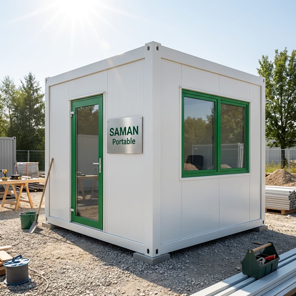 10x10 Porta Cabin Rental Bangalore - Compact Site Office Exterior