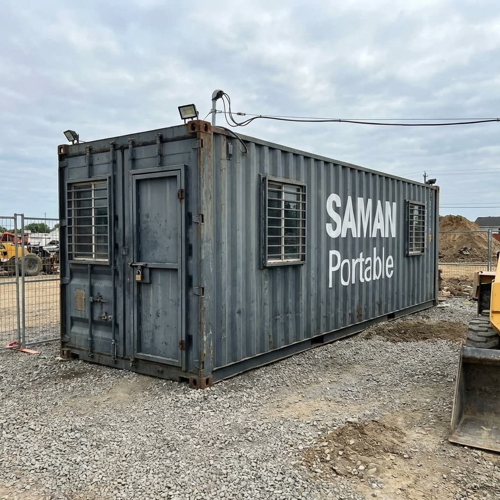 40x8 Container Office Conversion - 320 sq ft Industrial Workflow Space