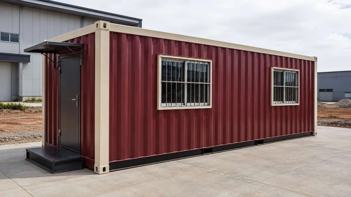 Container admin cabin for a furniture unit in Bareilly