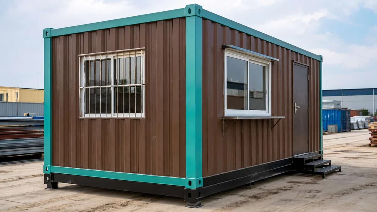 Container QC and supervisor office at a Rohtak manufacturing unit
