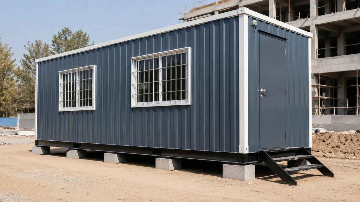 Container office dispatched from the Greater Noida factory to Saharanpur via Meerut