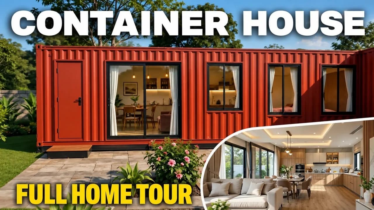 Container House in India | Full Home Tour | SAMAN Portable