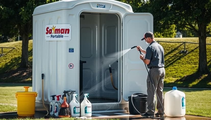 uses of portable toilet cabins