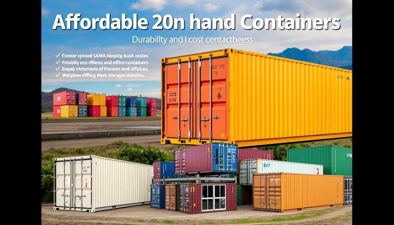 Explore Affordable 2nd Hand Containers: Durable and Cost-Effective Solutions