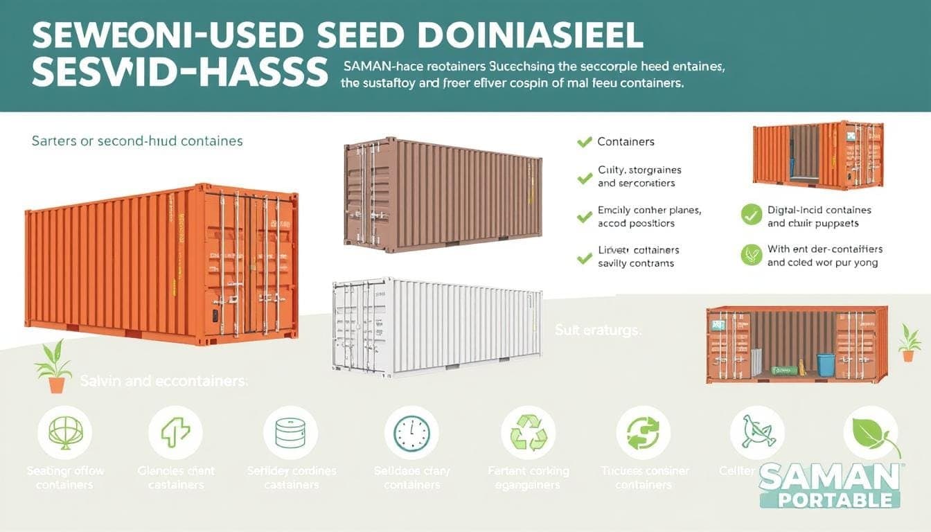 Second-Hand Containers: Affordable, Sustainable, and Ready-to-Use Solutions