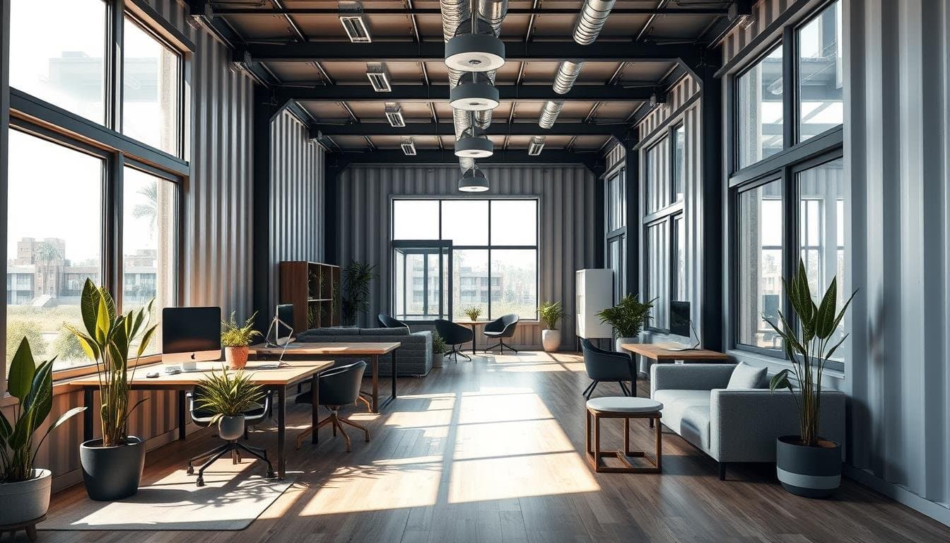 Inside Container Office: Design, Layouts &amp; Interior Ideas