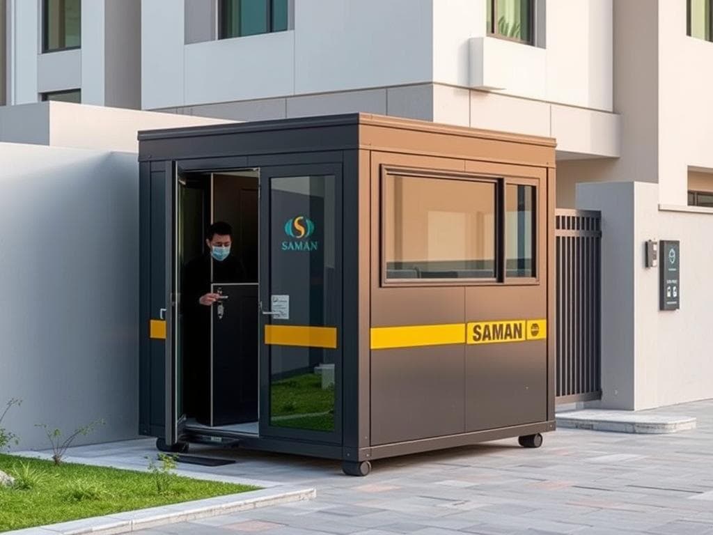 Portable security cabin in Noida