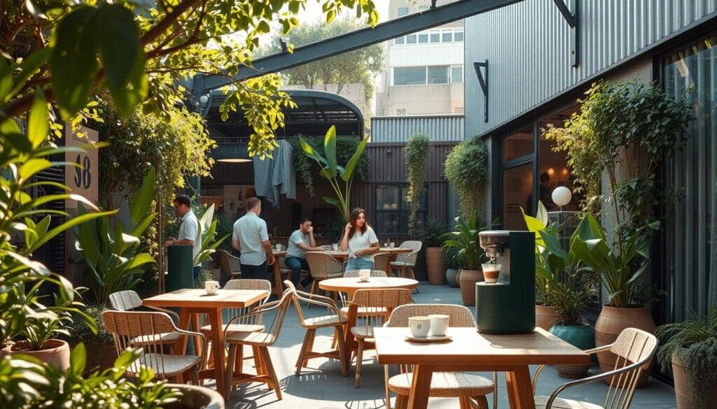 eco-friendly cafes