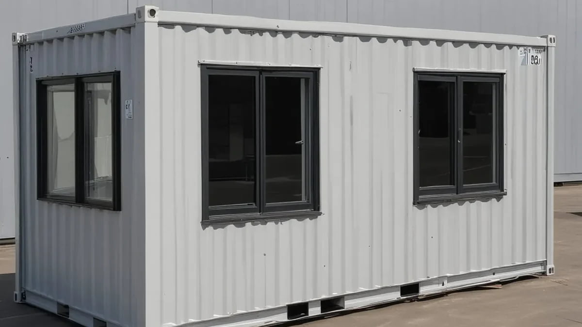 Steel container office for pharma plant site at Jeedimetla Hyderabad