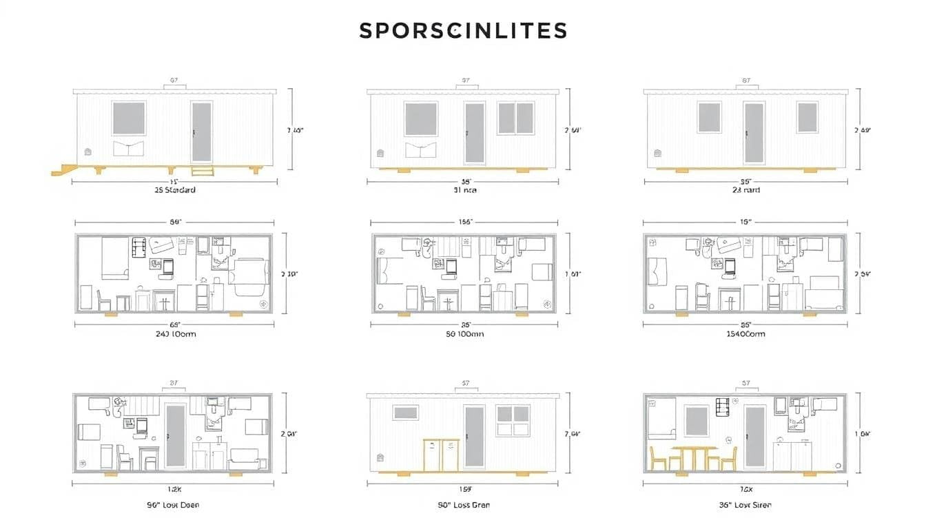 Dimensions of Portable Cabins
