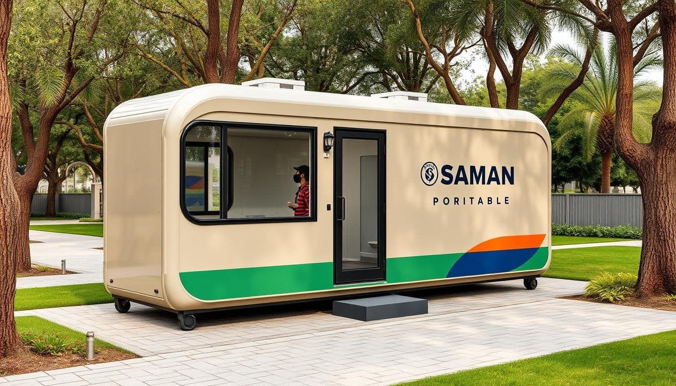 FRP Portable Security Cabin