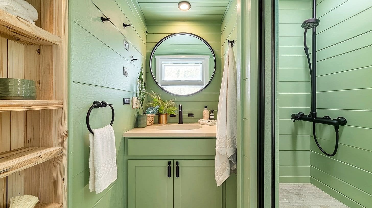 container home bathroom