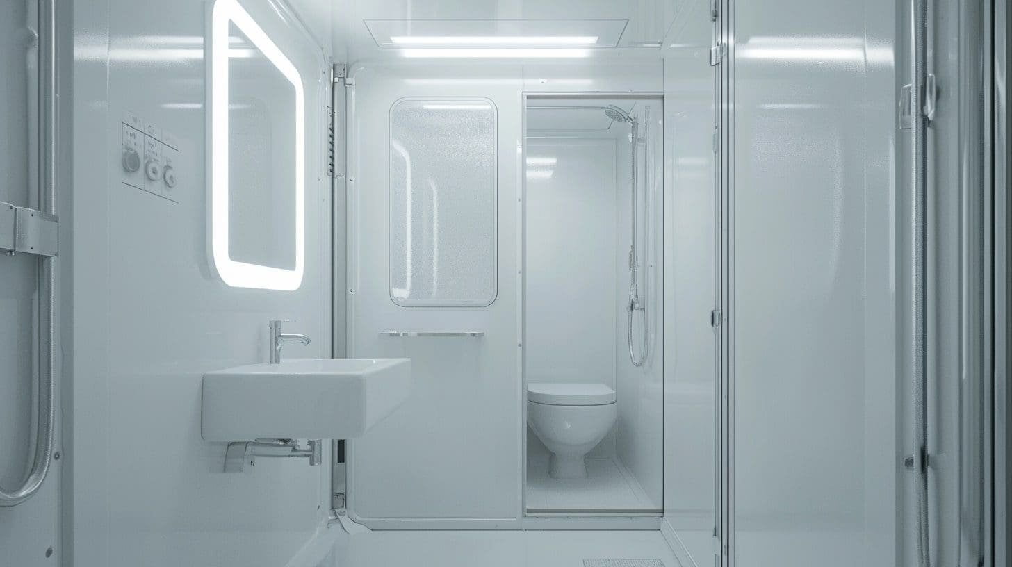 bathroom inside shipping container homes