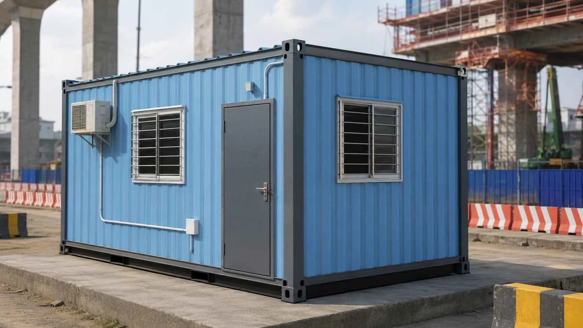 Container site office at an auto plant in IMT Rohtak