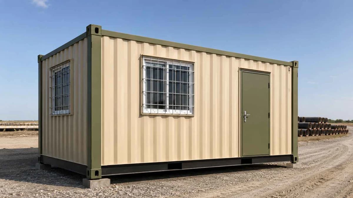 Container Logistics Office in Sri City Container office at a Sri City warehousing and logistics unit