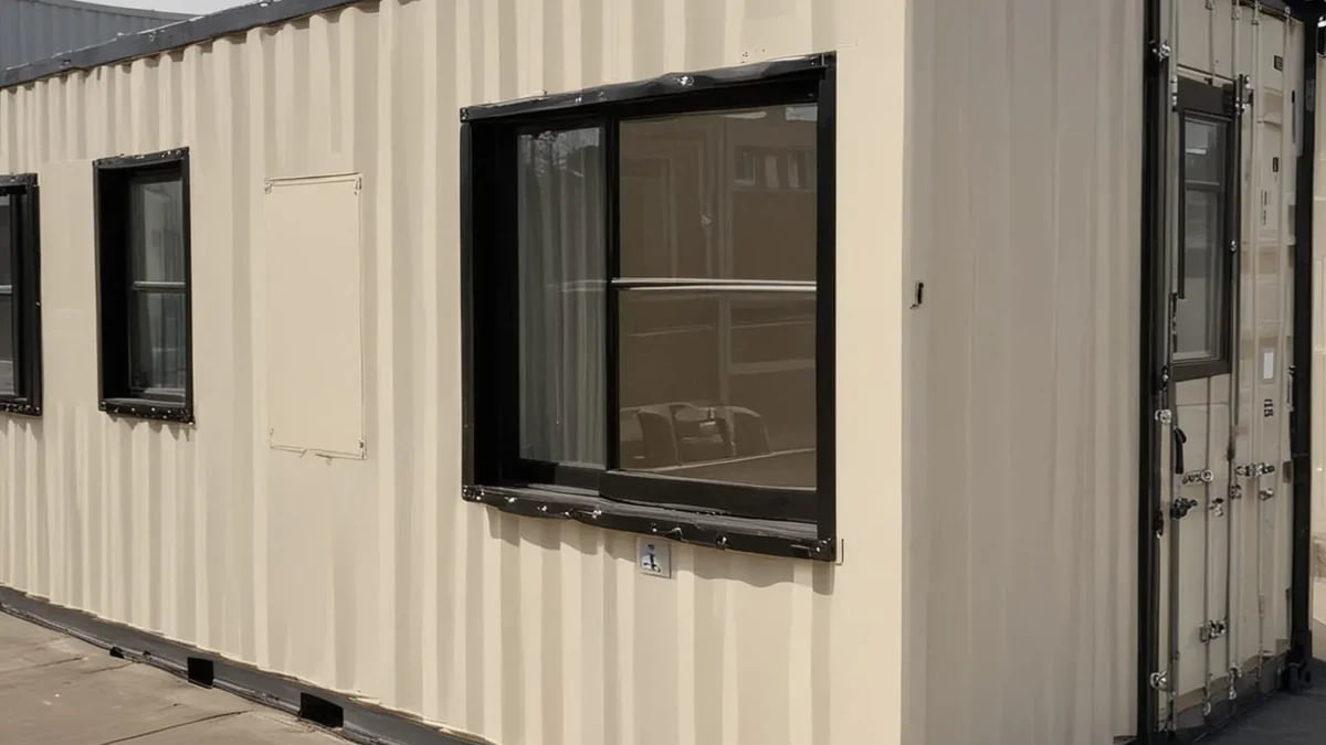 Steel container office cabin for Sitapura RIICO industrial area Jaipur