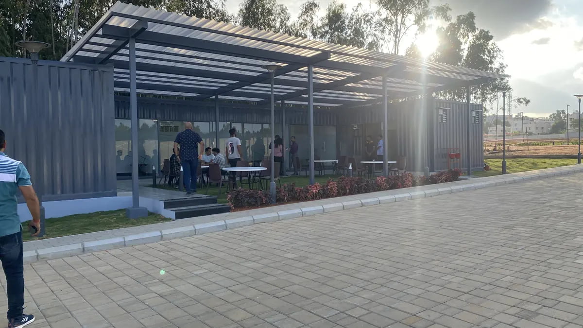 Monsoon-sealed steel container office for Taratala port logistics belt Kolkata