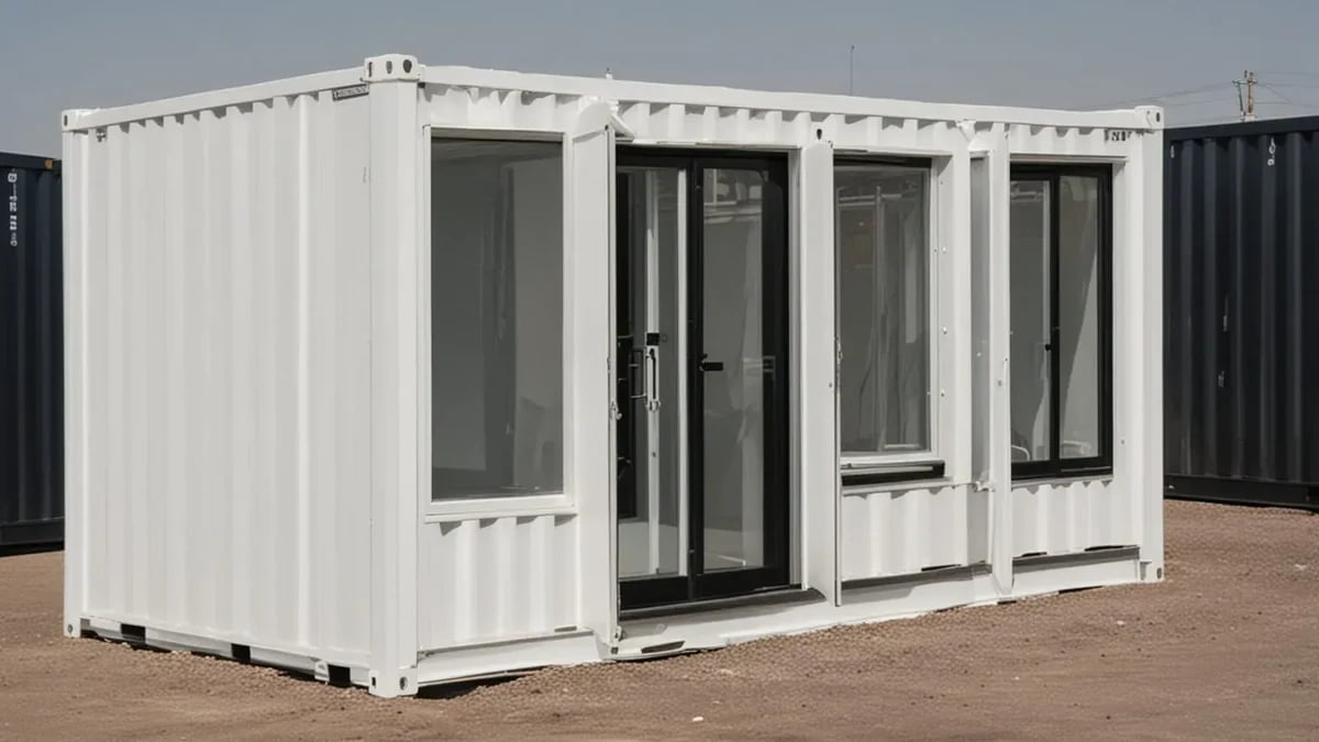 ISO-certified steel container office for MIDC Andheri Mumbai industrial site