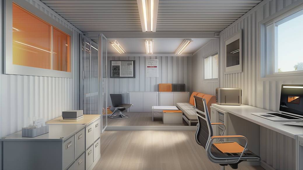 portable cabin for construction sites