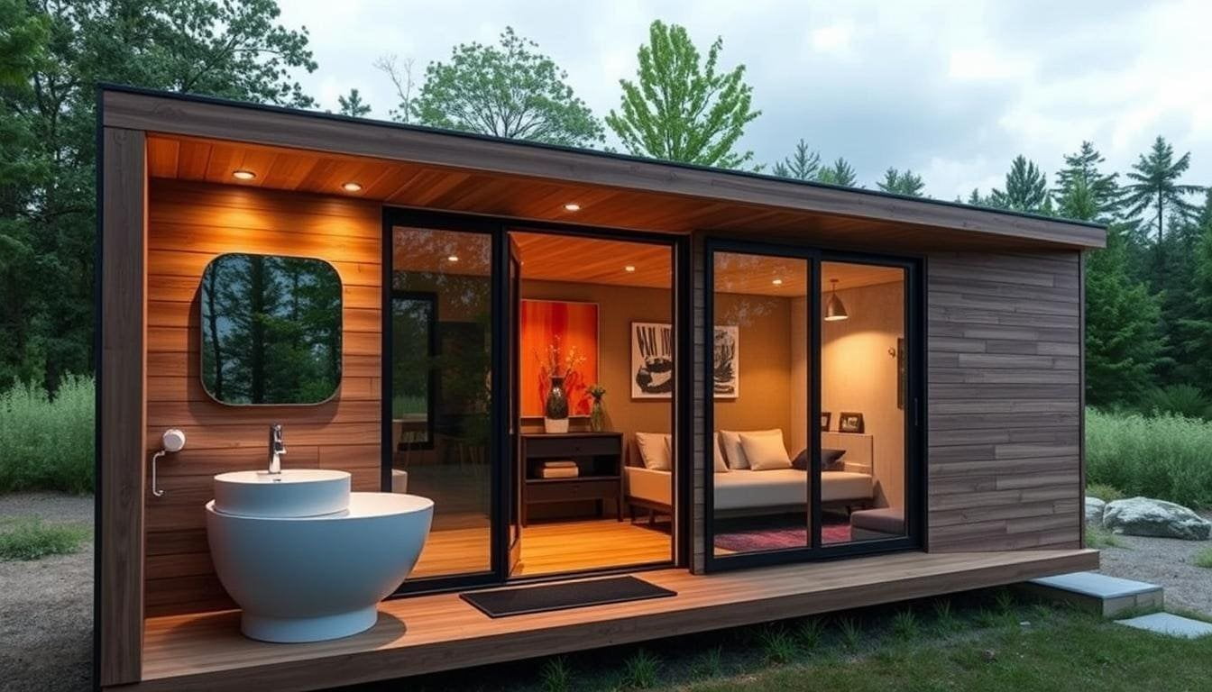 Portable Cabin with Bathroom