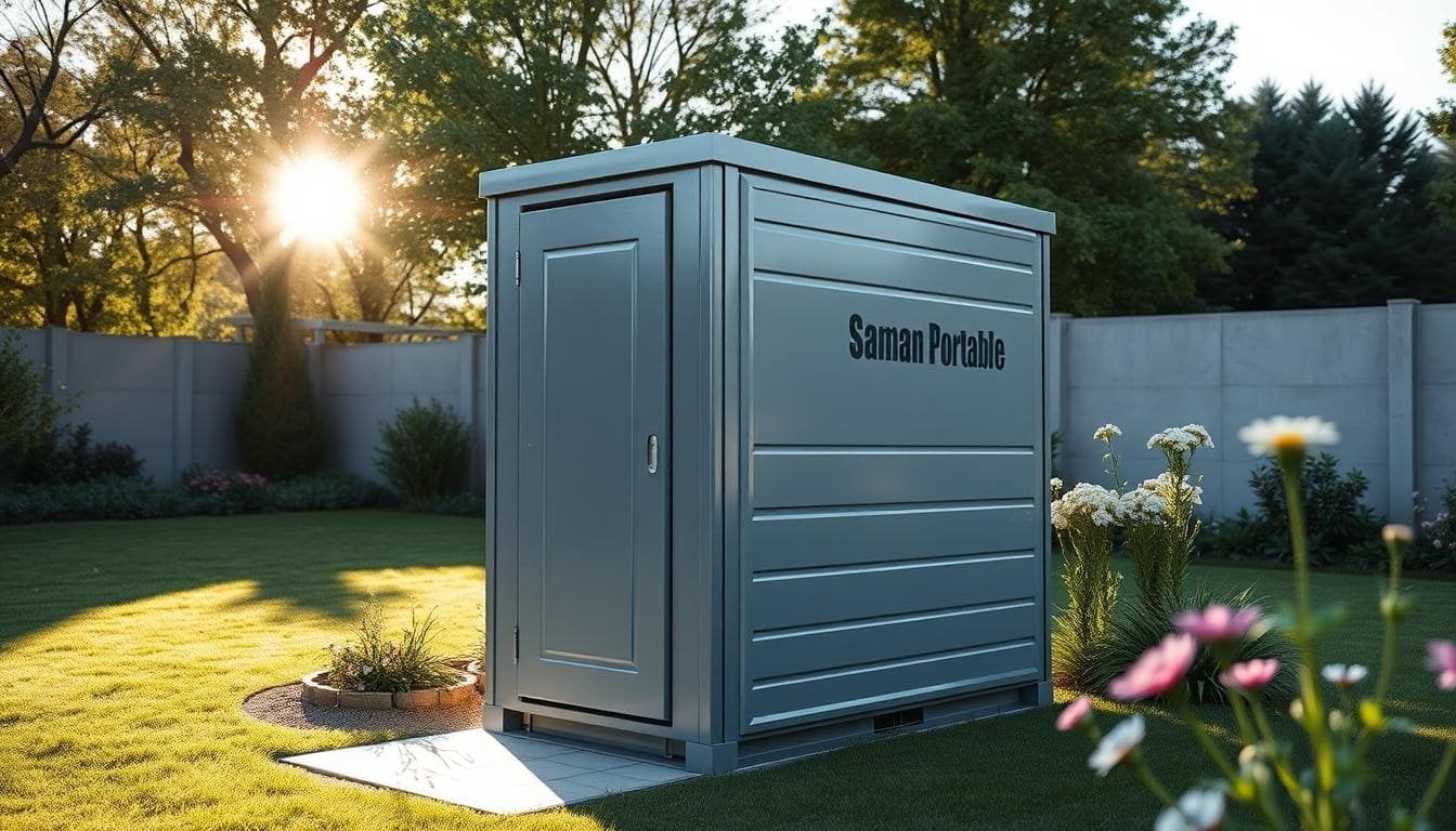 Temporary Toilet Cabin