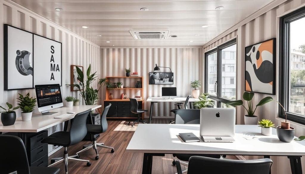 26ft x 9ft Welfare Site Office With Kitchen Canteen Toilet Revolutionizing Your Workspace: Stylish Container Office