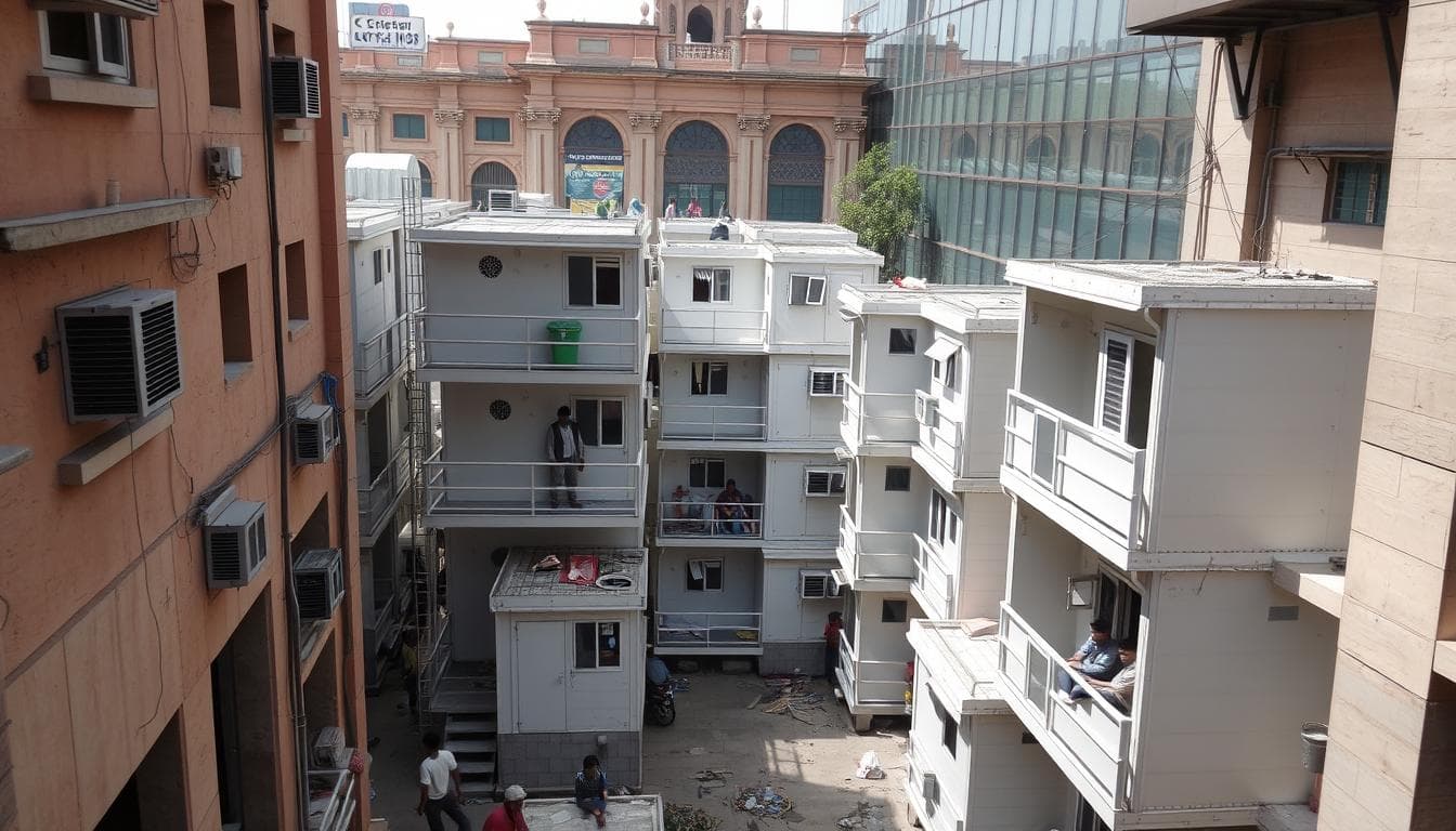 Labour Colonies in Central Delhi: Space-Efficient Housing for CP, Karol Bagh & Paharganj Projects