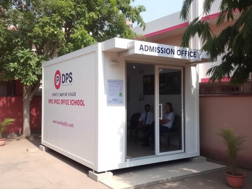 DPS Mayur Vihar portable admission office DPS Mayur Vihar portable admission office