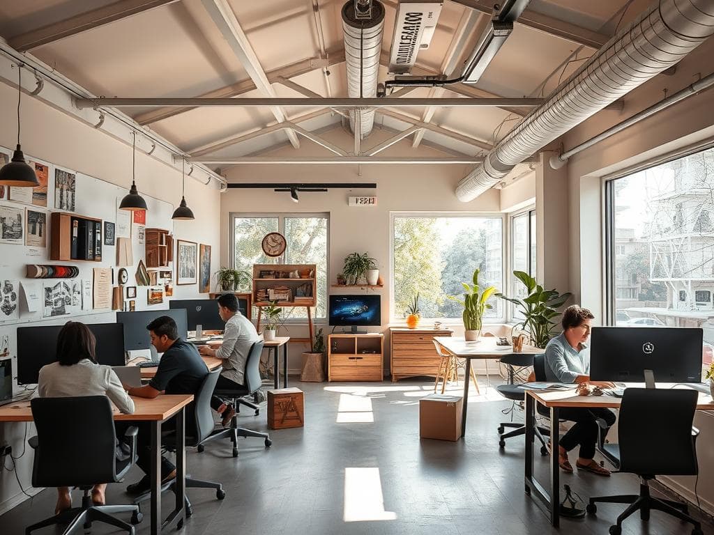 Design studio in a portable cabin with large windows in Hauz Khas, South Delhi Design studio in a portable cabin with large windows in Hauz Khas, South Delhi