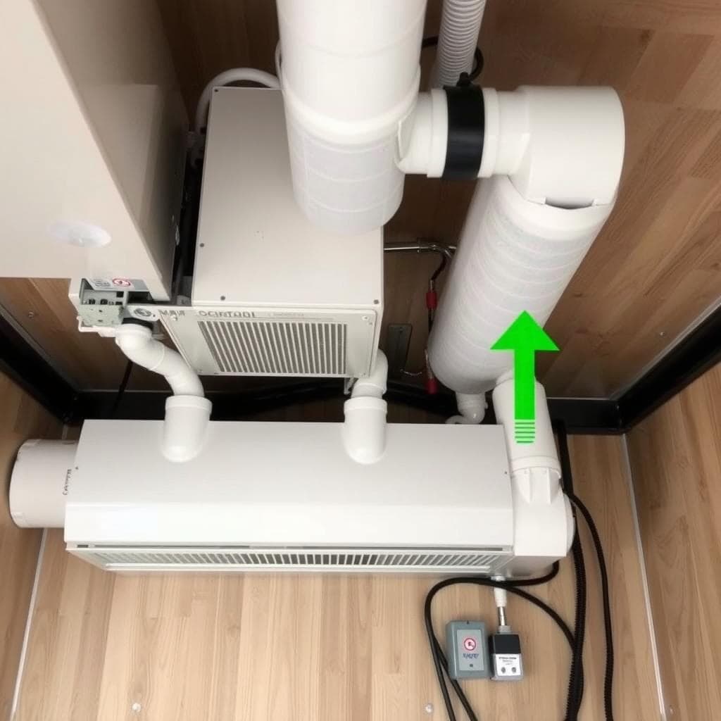 Enhanced ventilation system in portable cabin Enhanced ventilation system in portable cabin