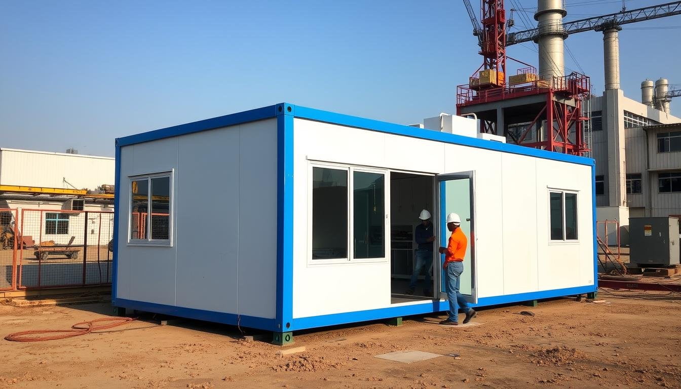 Industrial Portable Office Cabin in Faridabad manufacturing zone