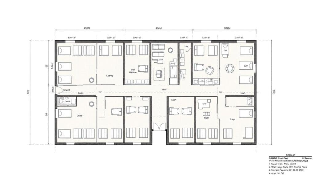 Labour Colonies in Ghaziabad with 16-room layout Labour Colonies in Ghaziabad with 16-room layout