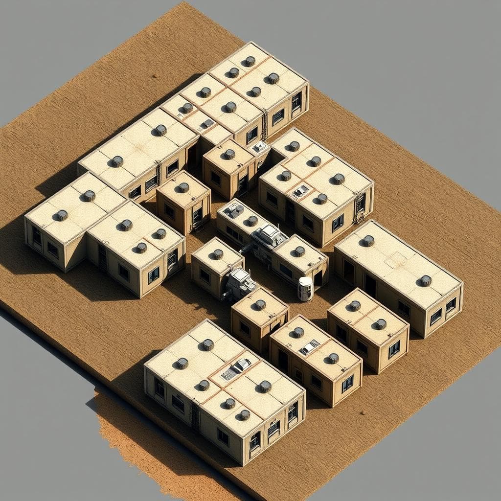 Modular labour camp expansion capabilities Modular labour camp expansion capabilities