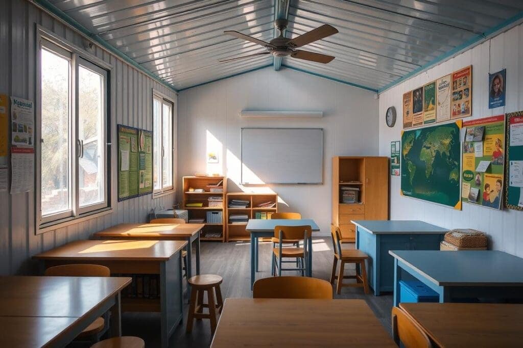 Multipurpose educational portable cabin in Patparganj Multipurpose educational portable cabin in Patparganj