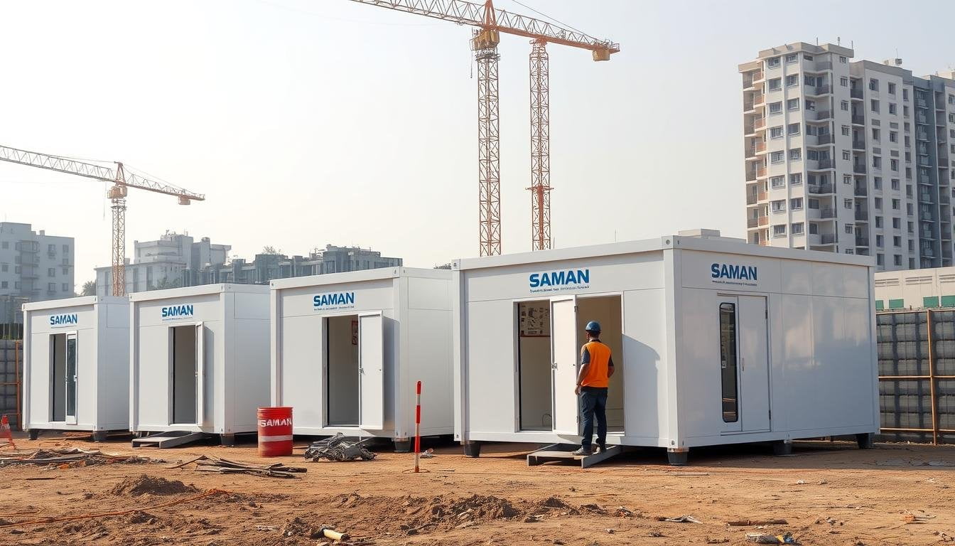 Portable Cabins in West Delhi construction site