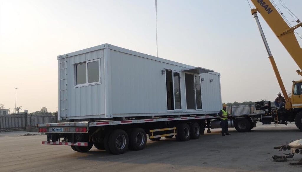 Portable cabin delivery in Noida Extension Portable cabin delivery in Noida Extension