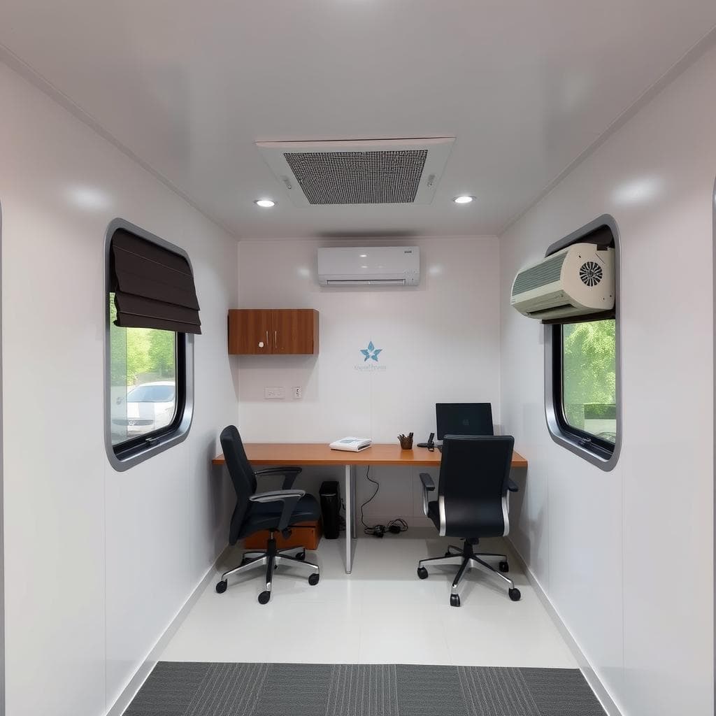 Portable office cabin in Karol Bagh with professional setup Portable office cabin in Karol Bagh with professional setup