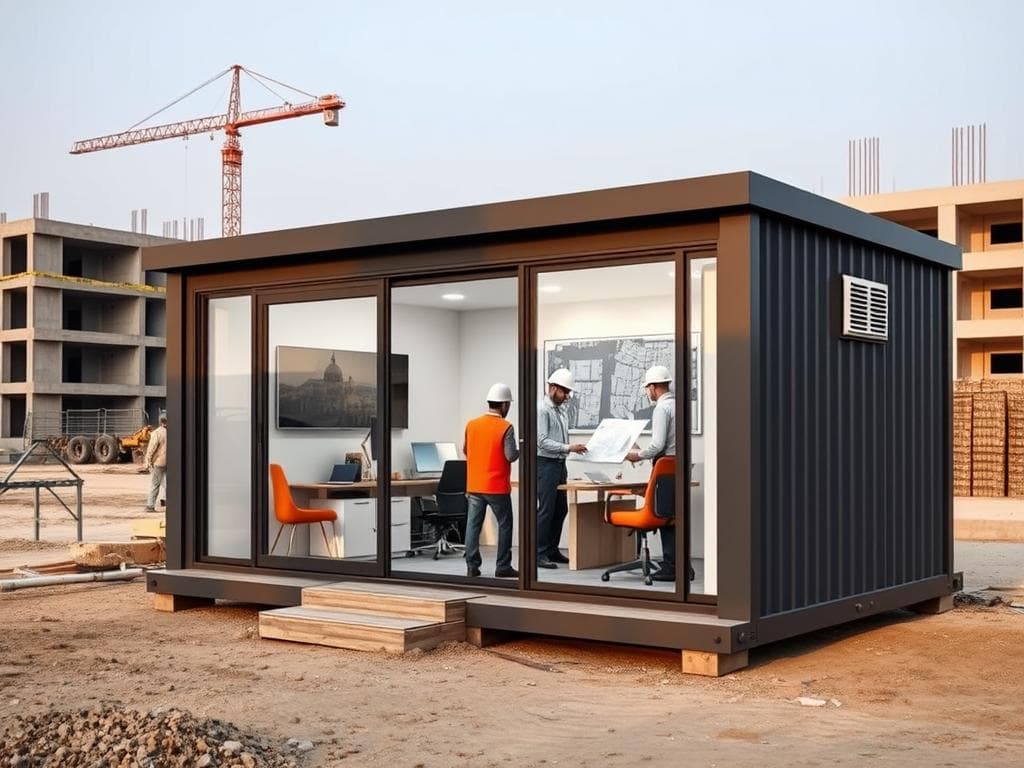 Preet Vihar construction headquarters portable cabin Preet Vihar construction headquarters portable cabin