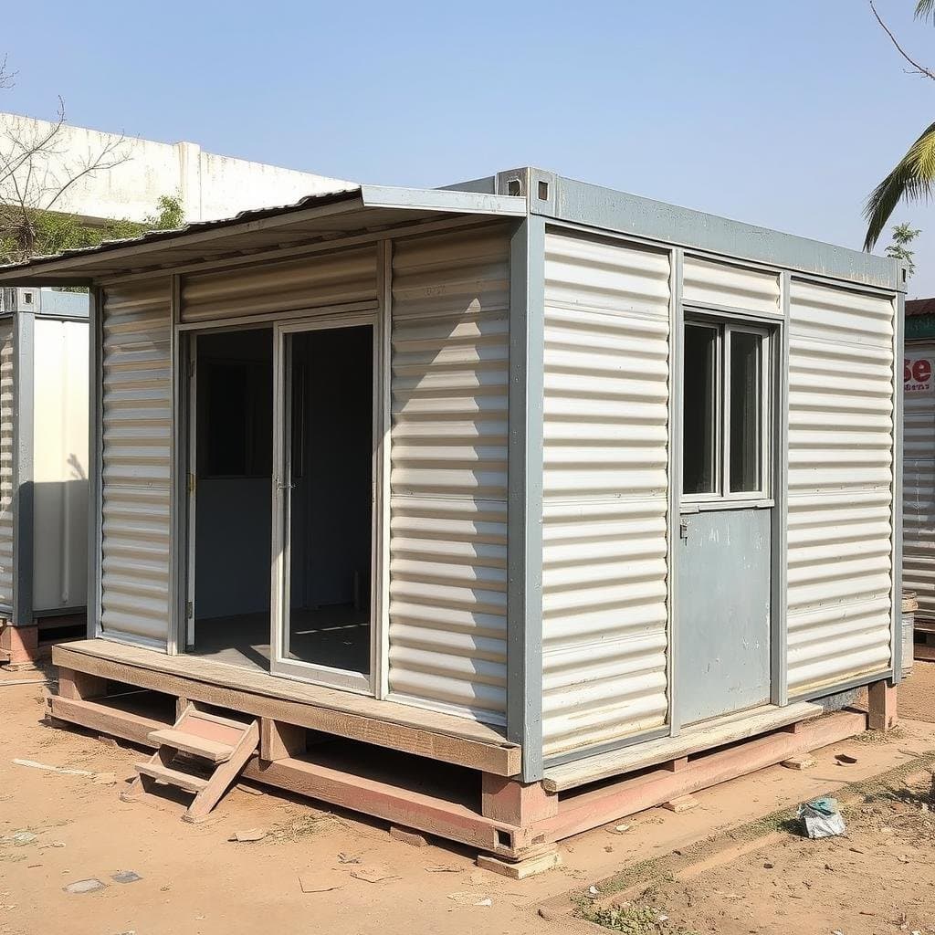 Prefabricated labour colony unit with GI panels in Faridabad Prefabricated labour colony unit with GI panels in Faridabad