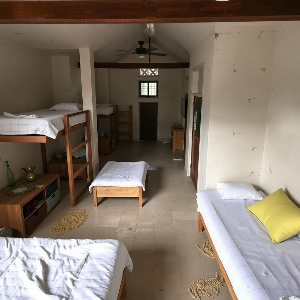 Residential builder labour colony with extended stay features in Pitampura Residential builder labour colony with extended stay features in Pitampura