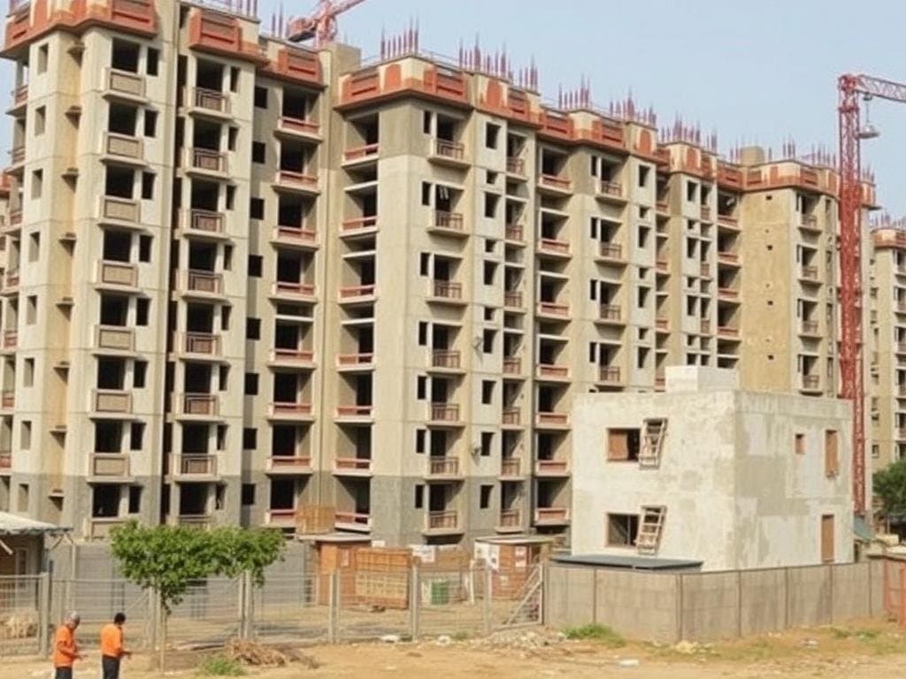 Residential housing project with labour colony in Surajkund, Faridabad Residential housing project with labour colony in Surajkund, Faridabad