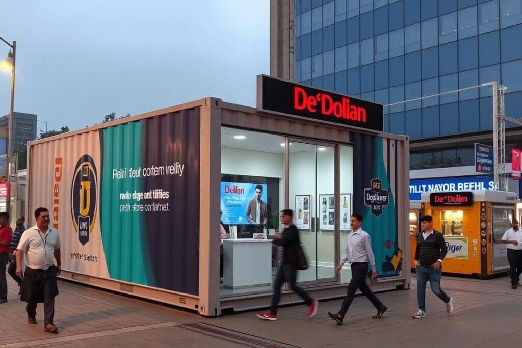 Retail container office near Laxmi Nagar Metro Station Retail container office near Laxmi Nagar Metro Station