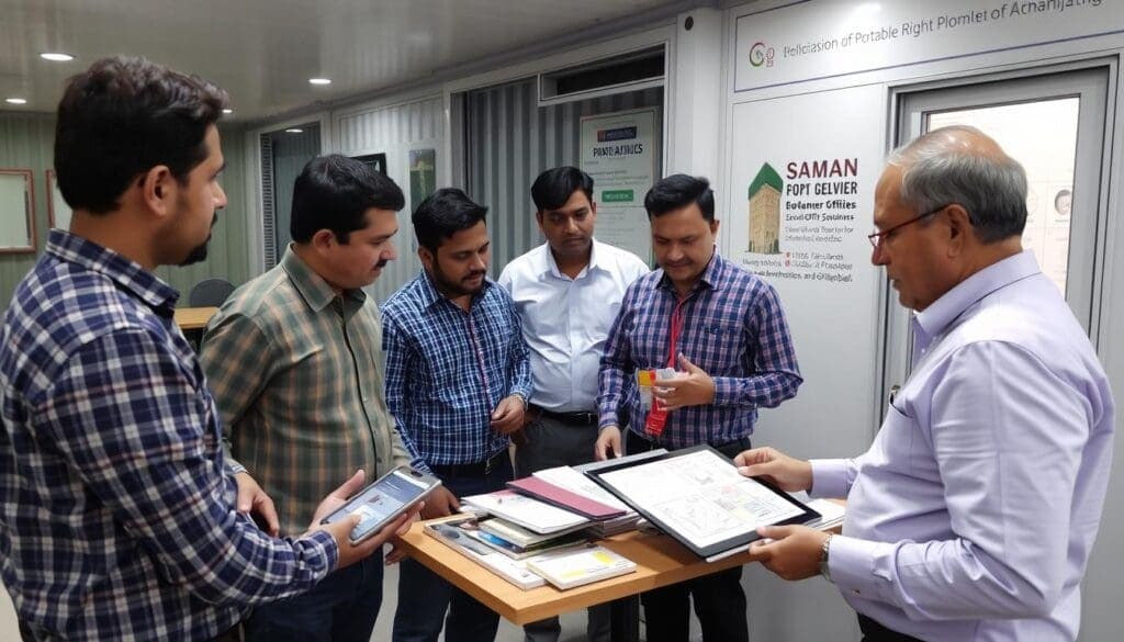 SAMAN Portable team consulting with clients in Ghaziabad SAMAN Portable team consulting with clients in Ghaziabad