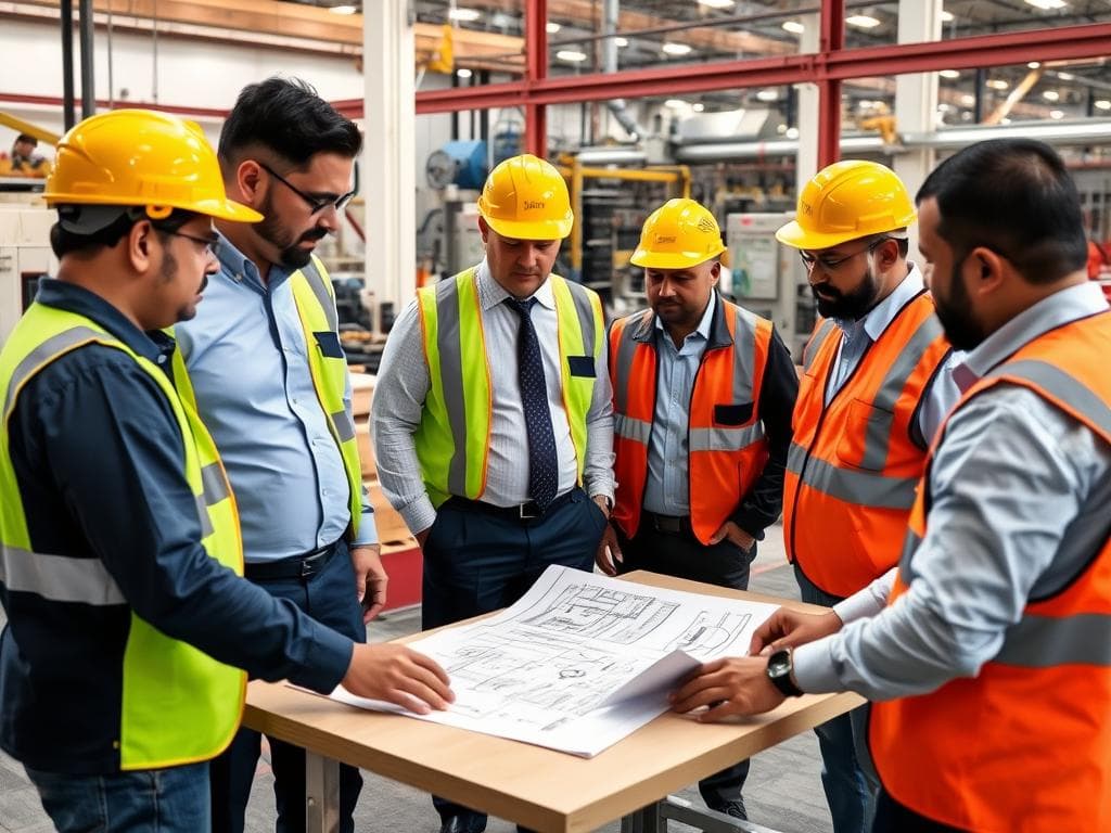 SAMAN Portable technical team consulting at Faridabad industrial site SAMAN Portable technical team consulting at Faridabad industrial site