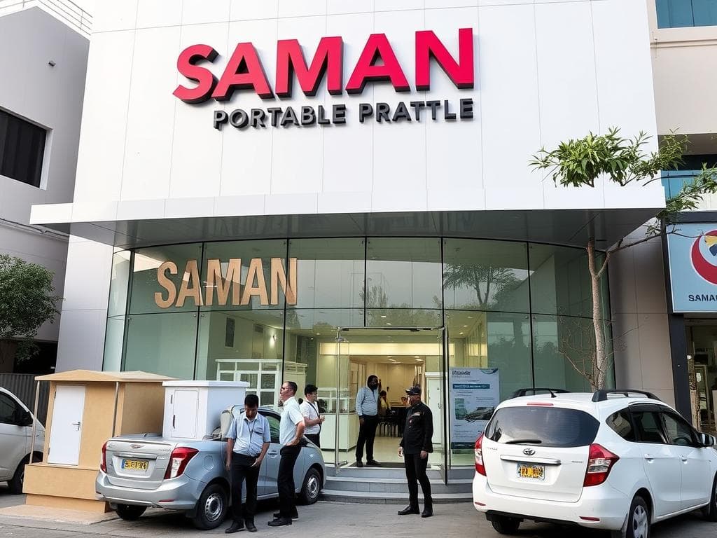 SAMAN Portable's office and display center in West Delhi SAMAN Portable's office and display center in West Delhi