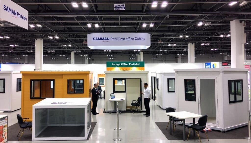SAMAN Portable's office cabin showroom in Delhi SAMAN Portable's office cabin showroom in Delhi