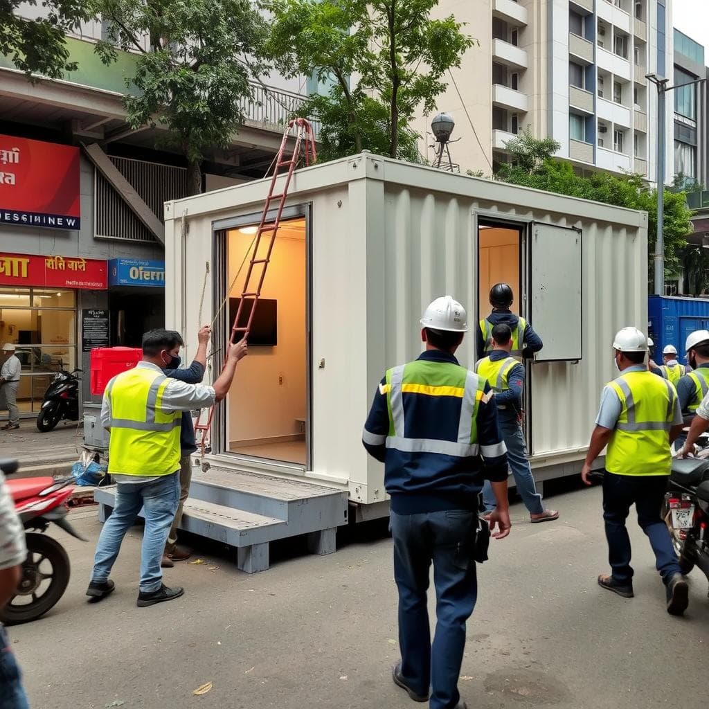 Same-day emergency deployment of portable office in Delhi Same-day emergency deployment of portable office in Delhi