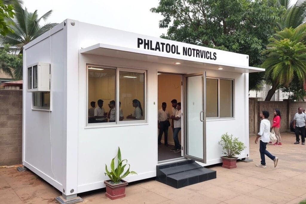 School administration portable cabin in Mayur Vihar School administration portable cabin in Mayur Vihar