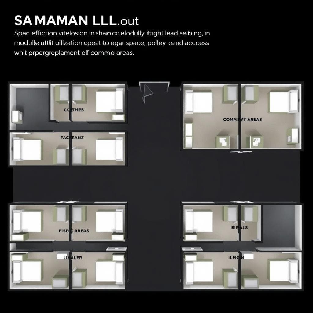 Space-efficient layout of SAMAN labour colony units in East Delhi Space-efficient layout of SAMAN labour colony units in East Delhi